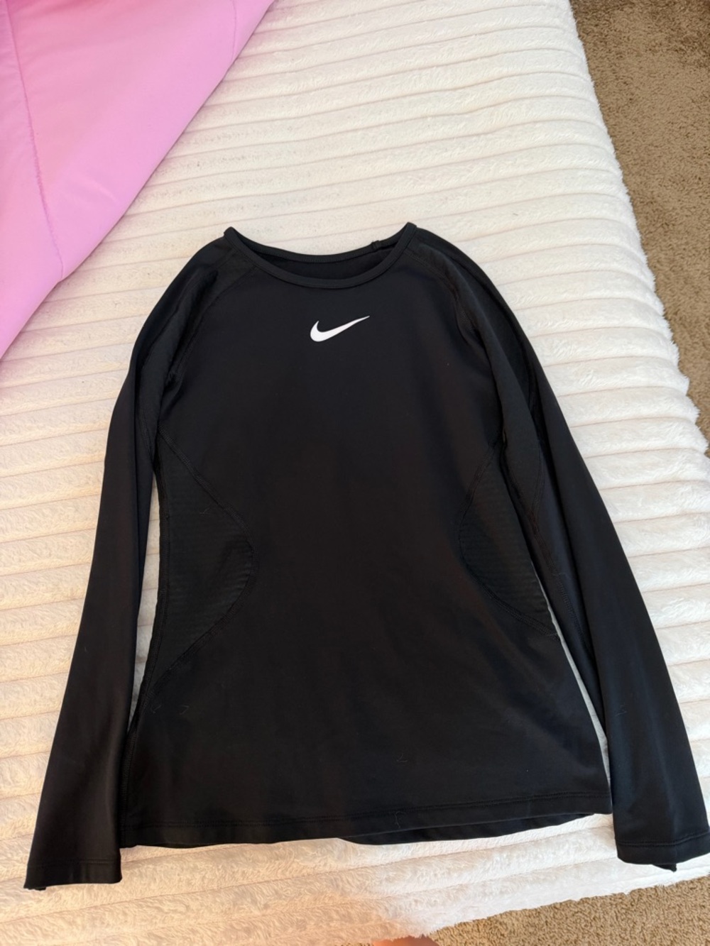 Nike Black Long Sleeve Dri-FIT Top